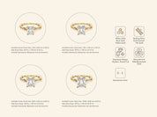 Radiant Twisted Engagement Ring