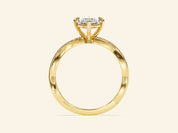 Marquise Twisted Engagement Ring
