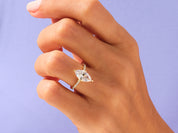Marquise Twisted Engagement Ring