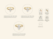 Marquise Twisted Engagement Ring