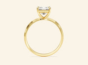 Knife Edge Princess Engagement Ring