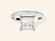 Knife Edge Princess Engagement Ring