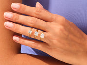 Knife Edge Princess Engagement Ring
