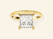 Knife Edge Princess Engagement Ring