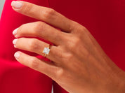 Knife Edge Princess Engagement Ring
