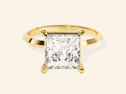 Knife Edge Princess Engagement Ring