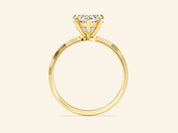 Knife Edge Heart Engagement Ring