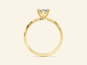 Knife Edge Marquise Engagement Ring