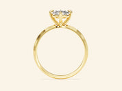 Knife Edge Marquise Engagement Ring