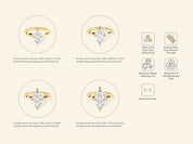 Knife Edge Marquise Engagement Ring