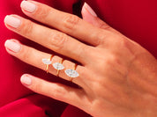 Knife Edge Marquise Engagement Ring