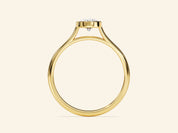 Bezel Oval Engagement Ring