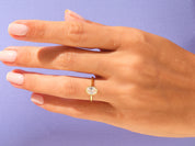 Bezel Oval Engagement Ring
