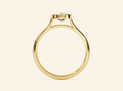 Bezel Oval Engagement Ring