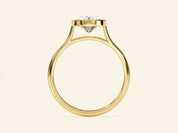 Bezel Oval Engagement Ring