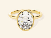 Bezel Oval Engagement Ring