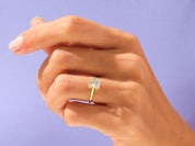 Bezel Princess Engagement Ring