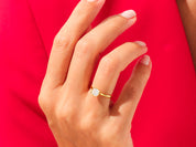 Bezel Cushion Engagement Ring