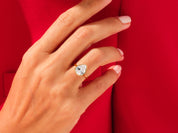 Bezel Pear Engagement Ring