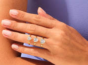 Bezel Heart Engagement Ring