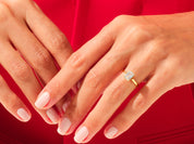Bezel Radiant Engagement Ring
