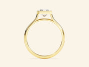 Bezel Radiant Engagement Ring