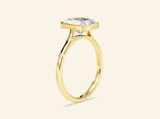 Bezel Radiant Engagement Ring