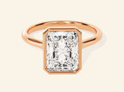 Bezel Radiant Engagement Ring
