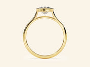 Bezel Marquise Engagement Ring