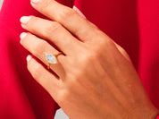 Bezel Marquise Engagement Ring