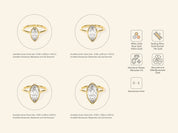 Bezel Marquise Engagement Ring