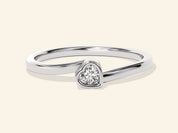 Framed Heart Promise Ring