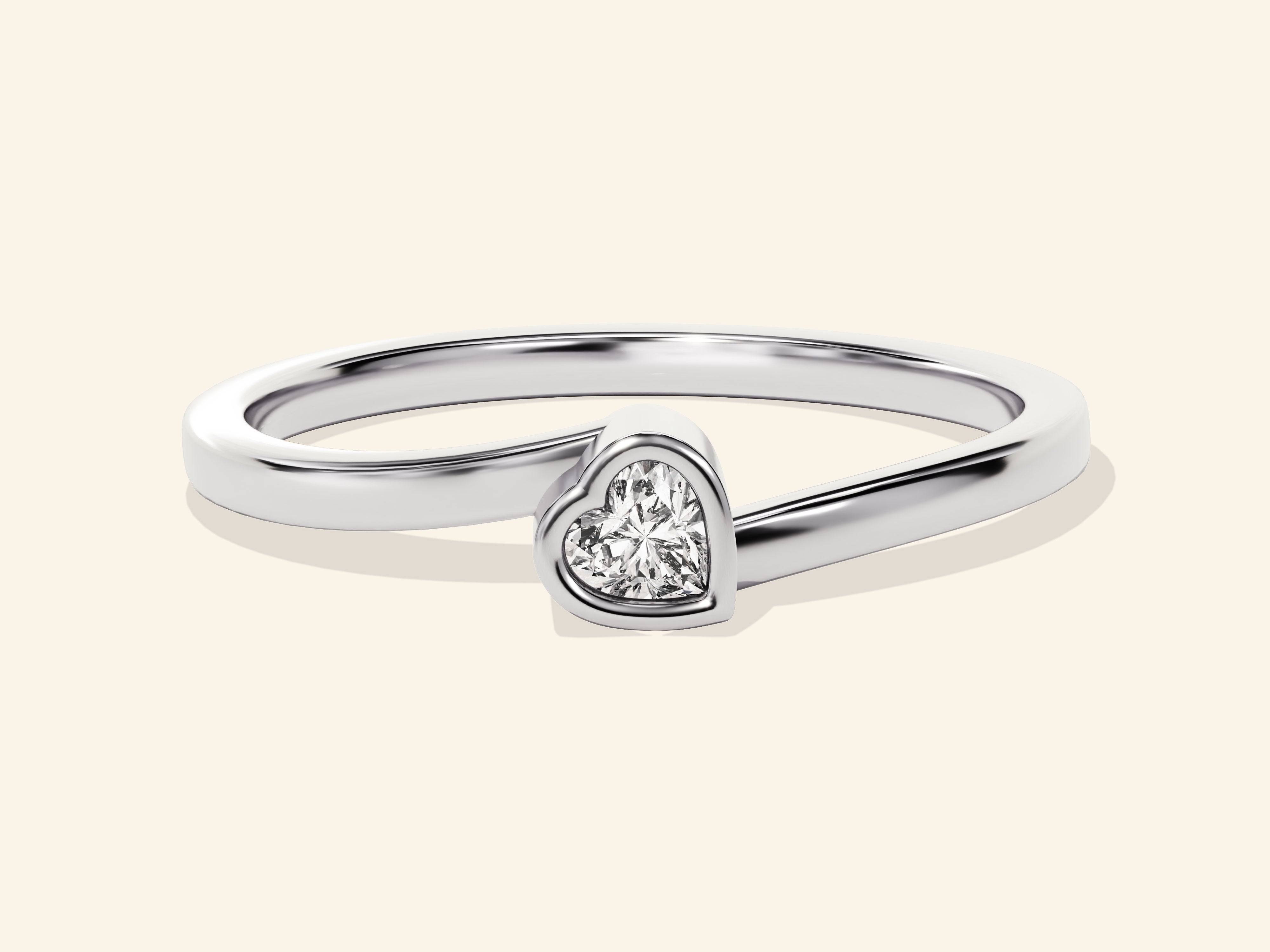 Framed Heart Promise Ring