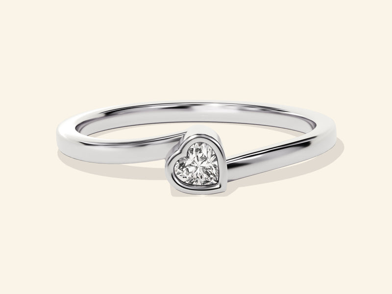 Framed Heart Promise Ring