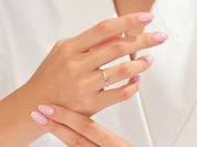Framed Pink Heart Promise Ring