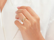 Framed Pink Heart Promise Ring