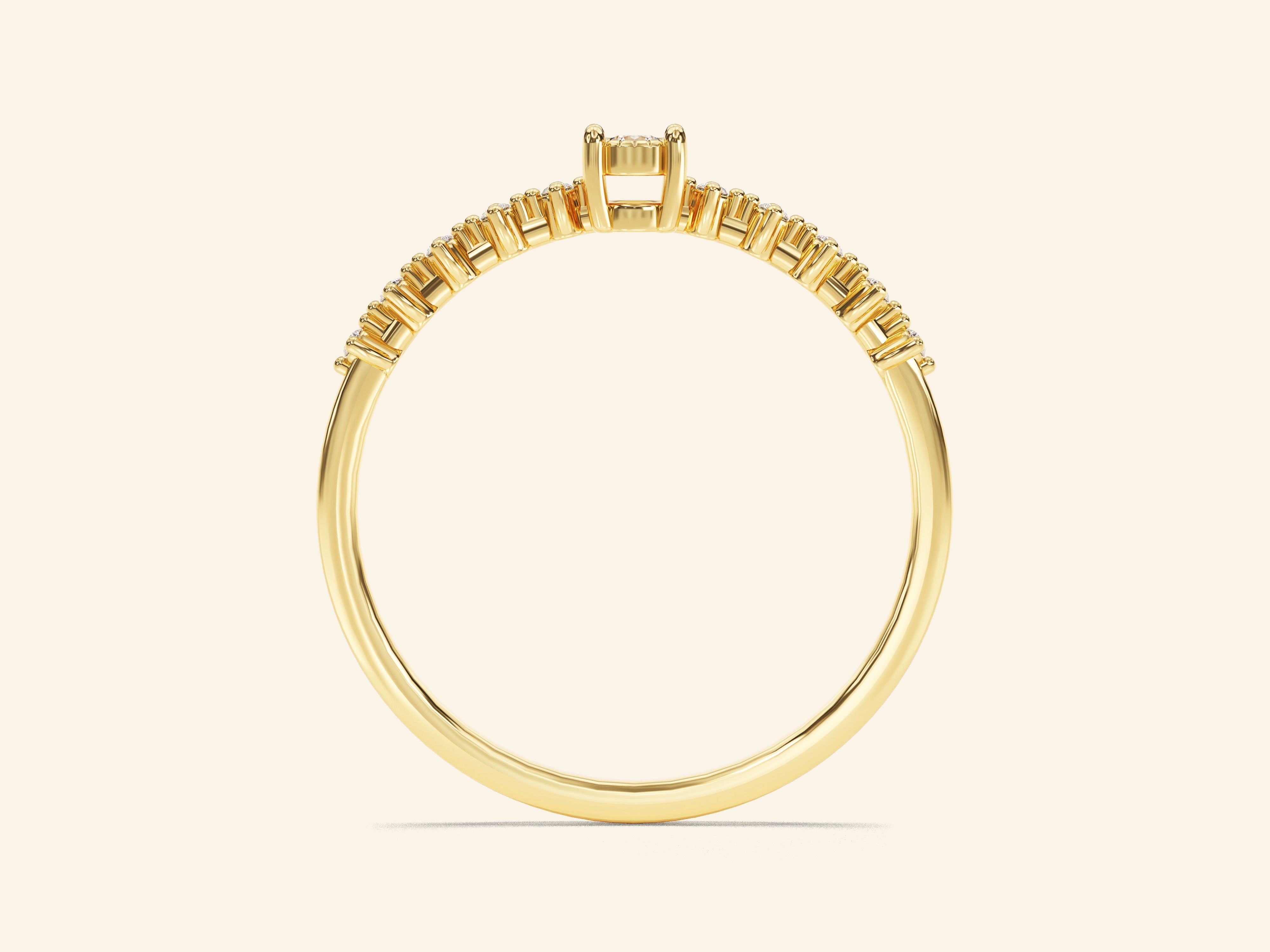 Multi Stone Promise Ring