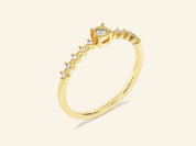 Multi Stone Promise Ring