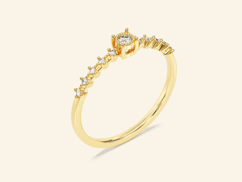 Multi Stone Promise Ring