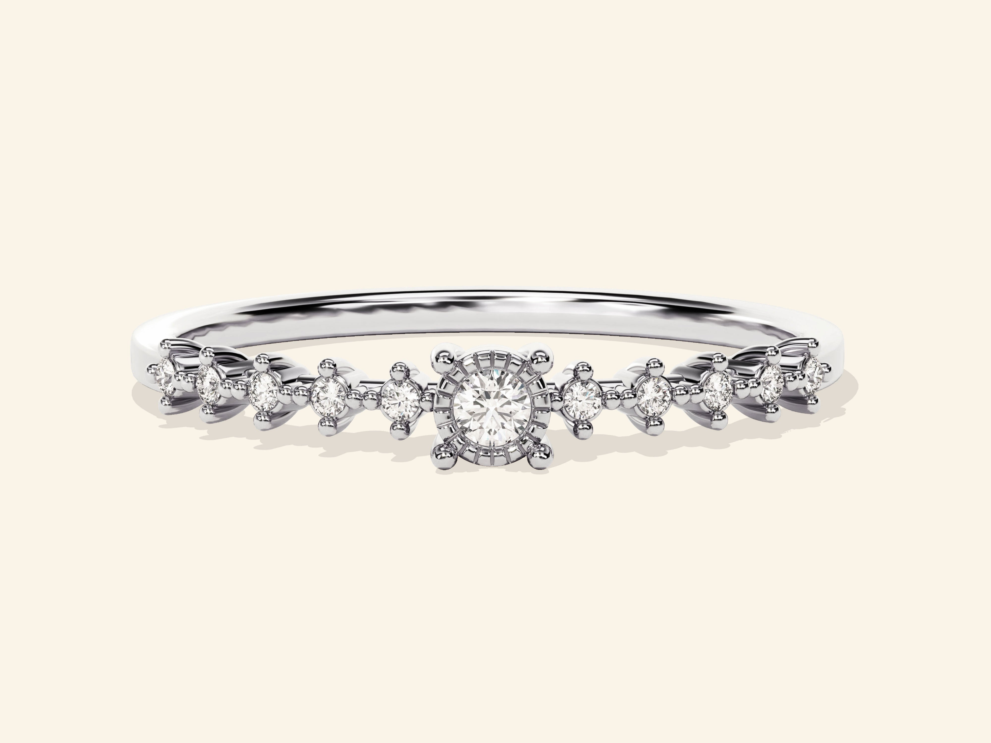 Multi Stone Promise Ring