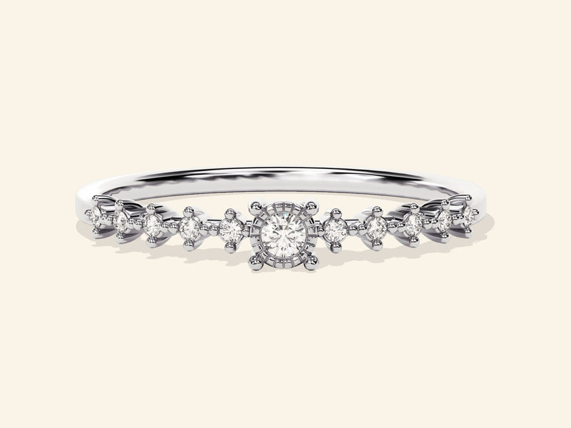 Multi Stone Promise Ring
