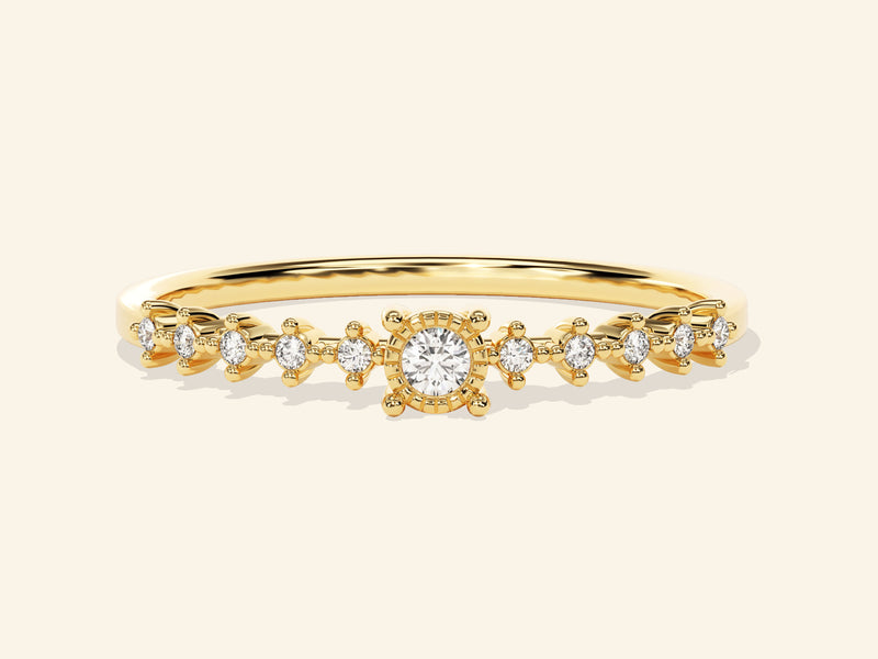 Multi Stone Promise Ring