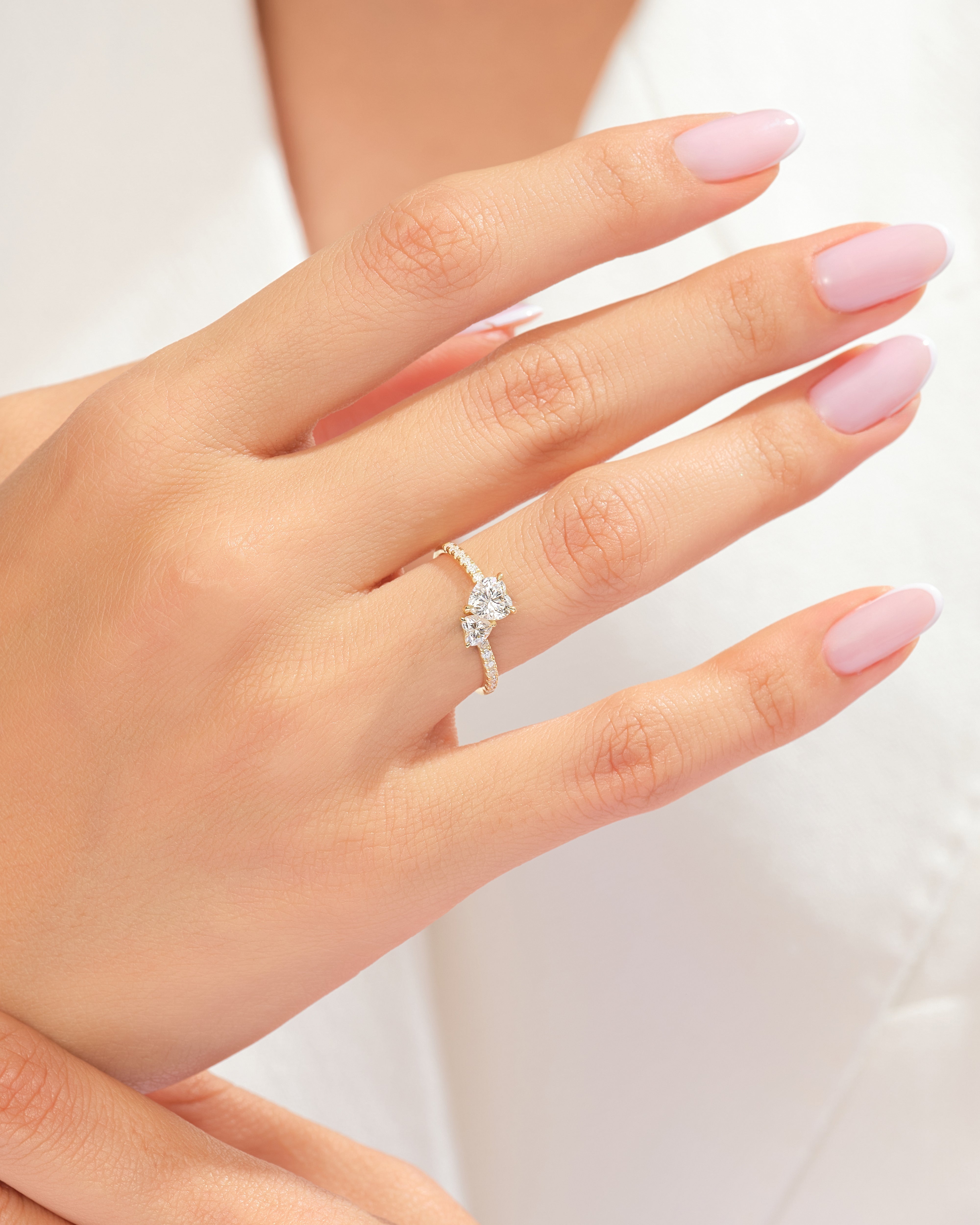 Twin Hearts Promise Ring