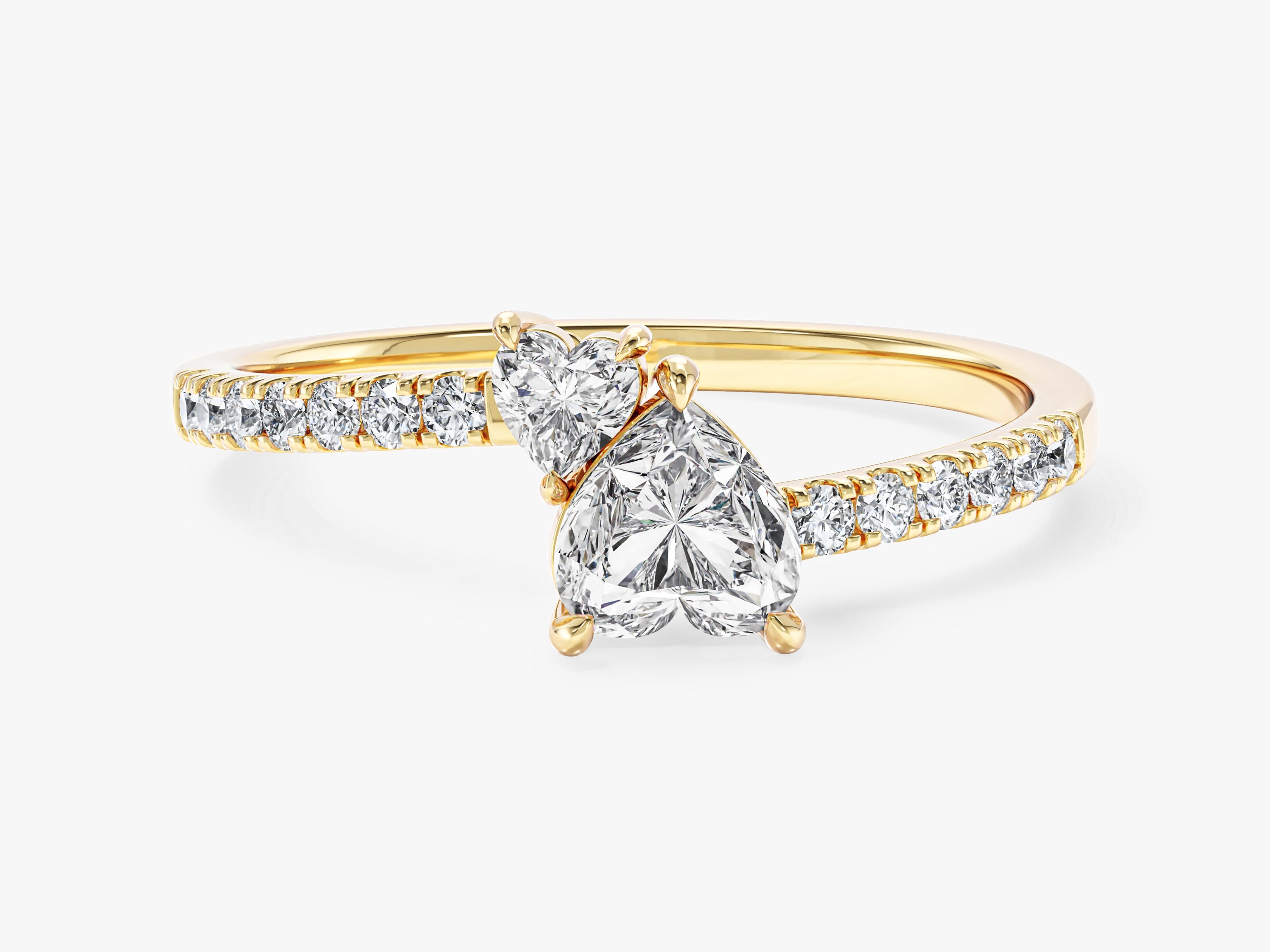 Twin Hearts Promise Ring