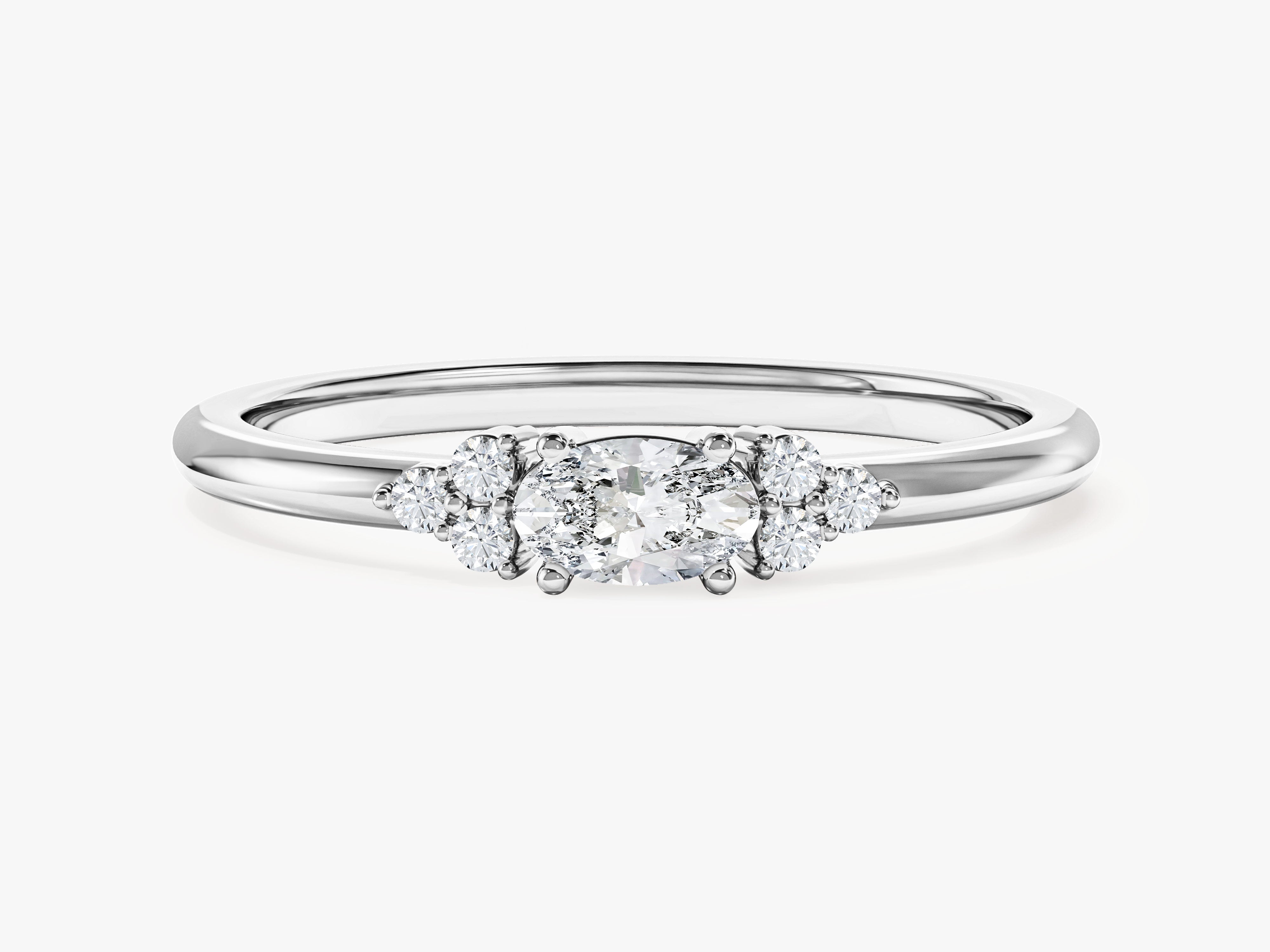 Oval Glow Promise Ring