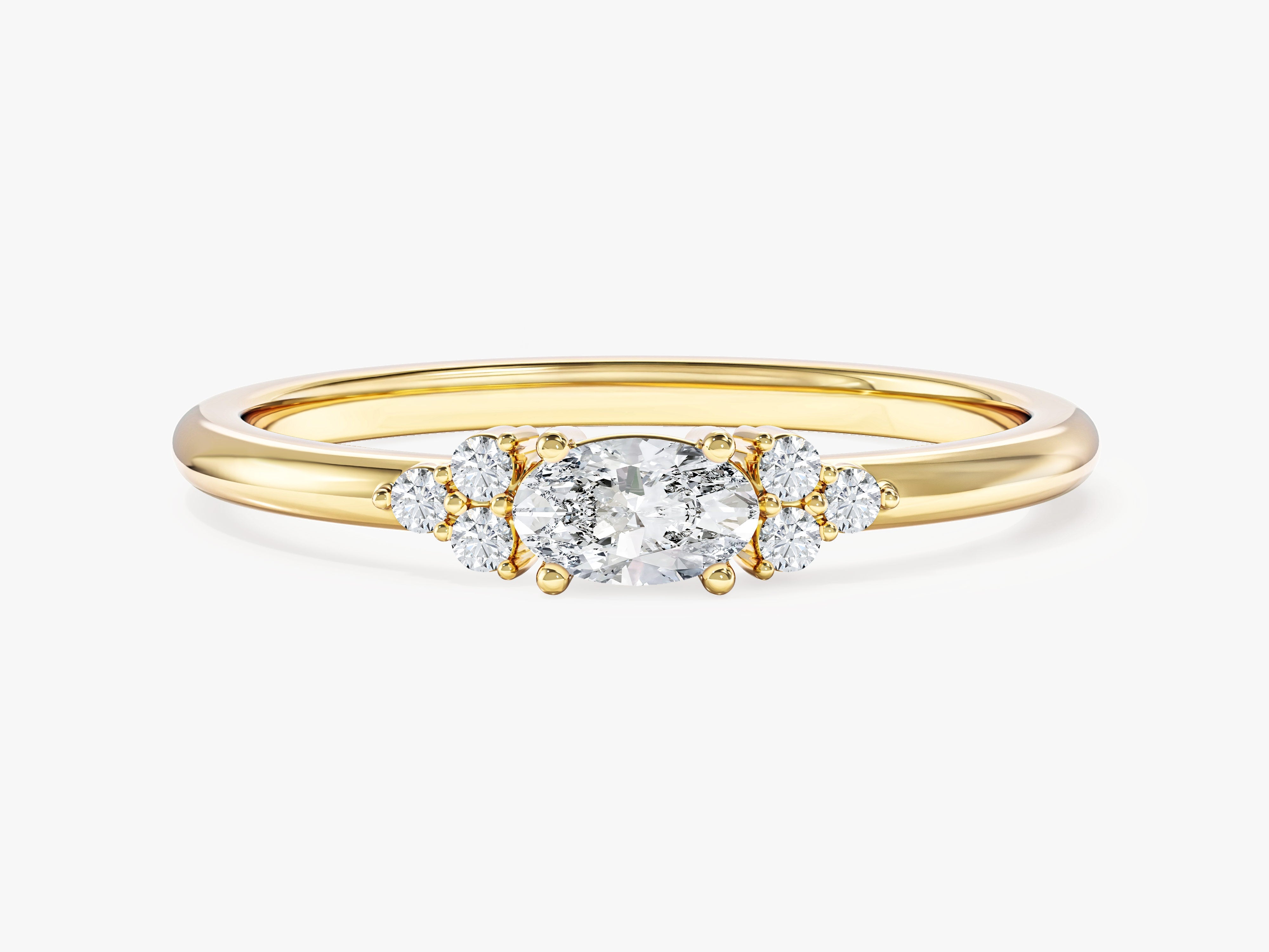 Oval Glow Promise Ring