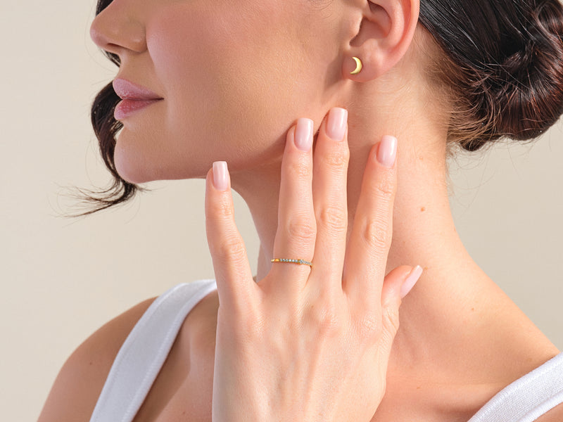 Pave Promise Ring