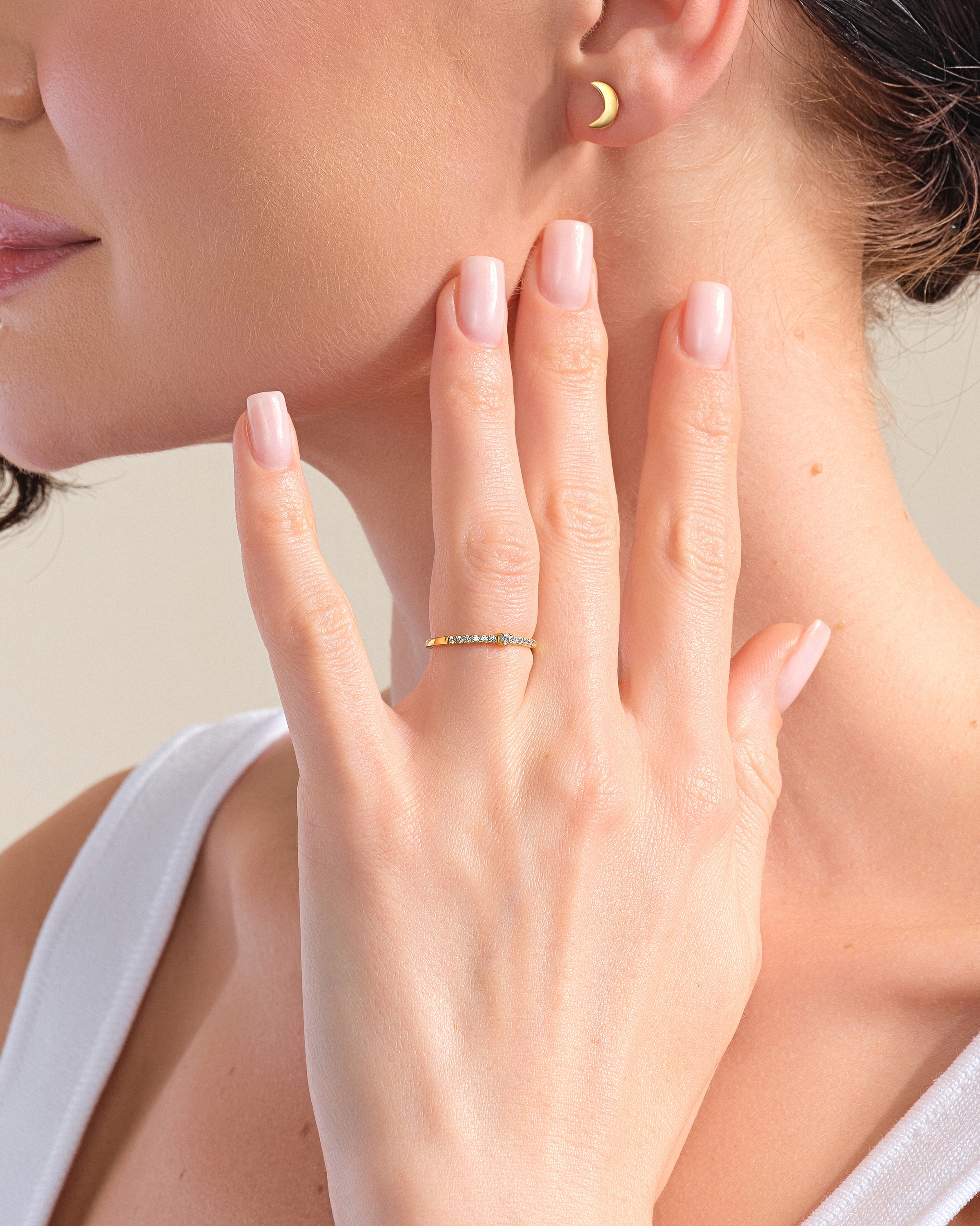 Delicate Prong Promise Ring