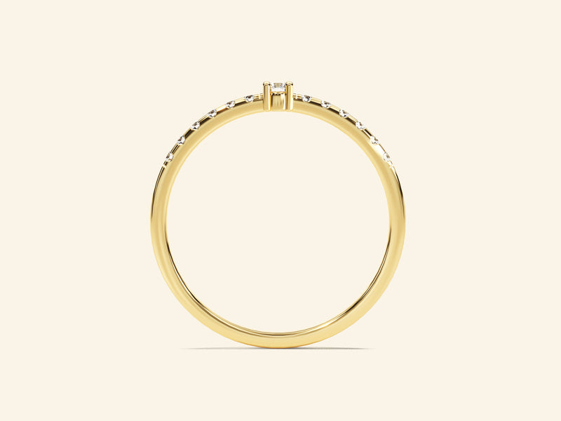 Pave Promise Ring