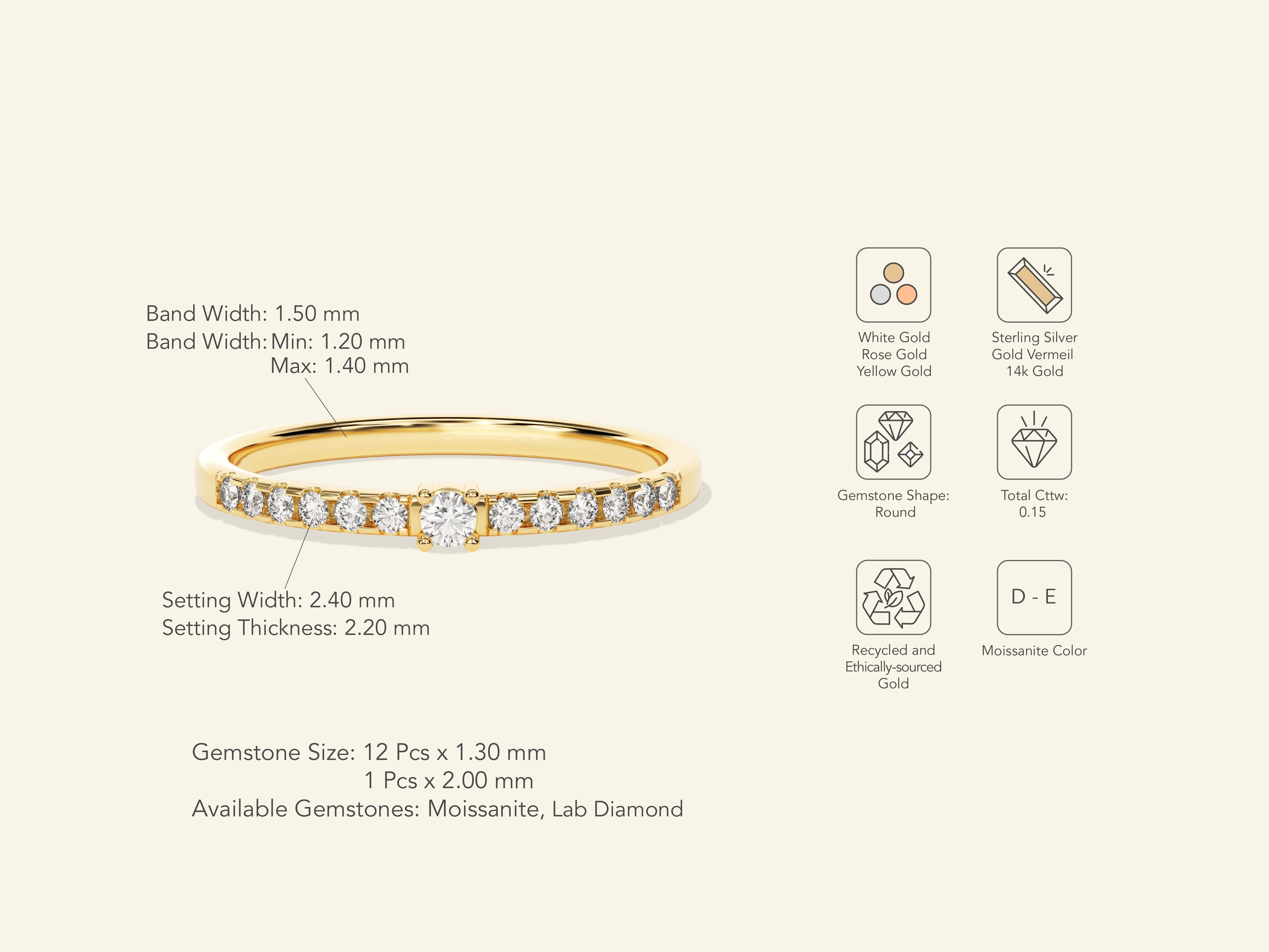 Pave Promise Ring